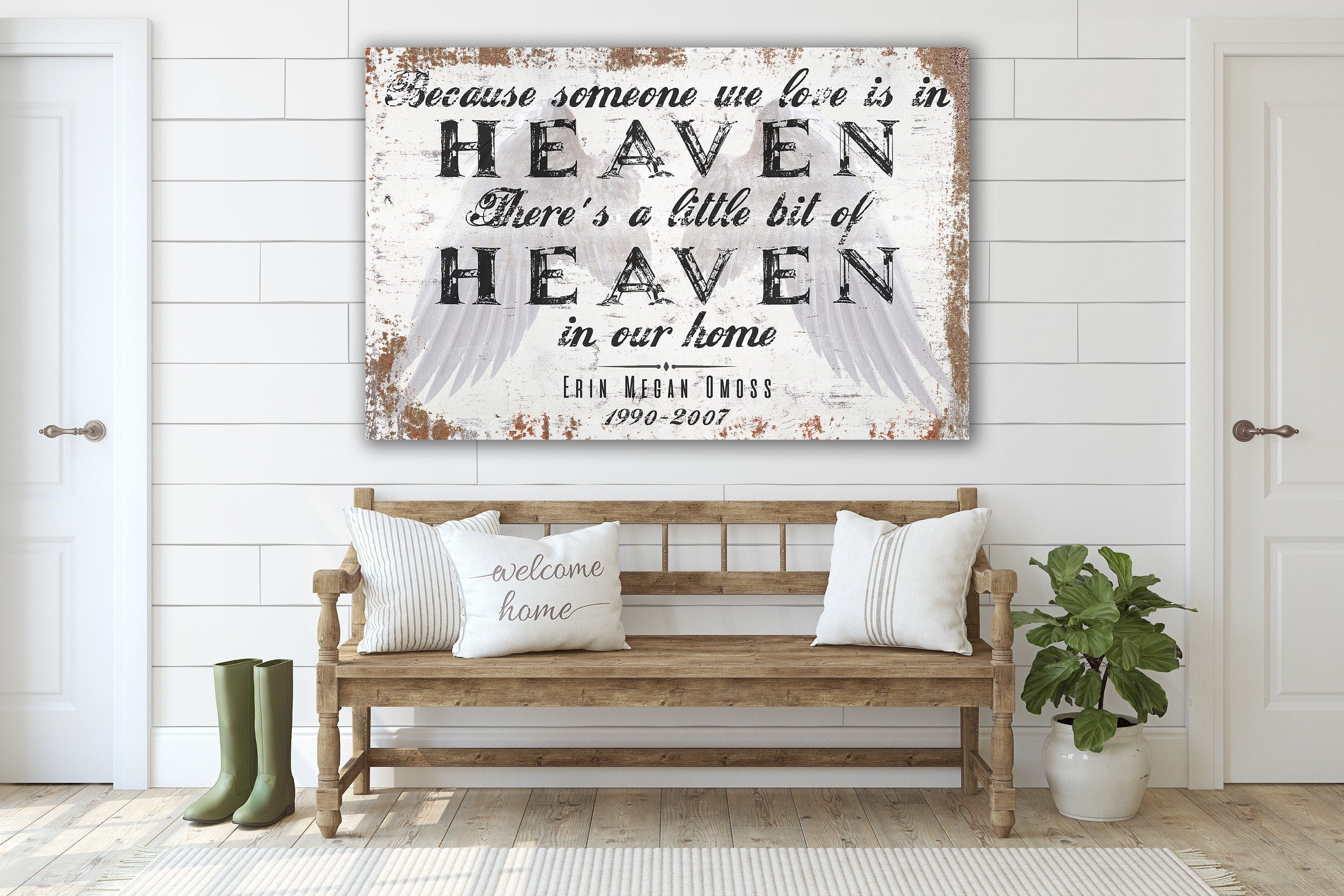 welcome to heaven sign