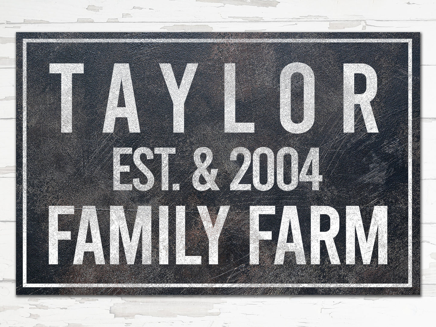 Personalized Family Farm Sign, Farmhouse Sign, Wedding Gift, Custom Canvas Print, Farmhouse Decor, Custom Farm Sign,  Housewarming Gift