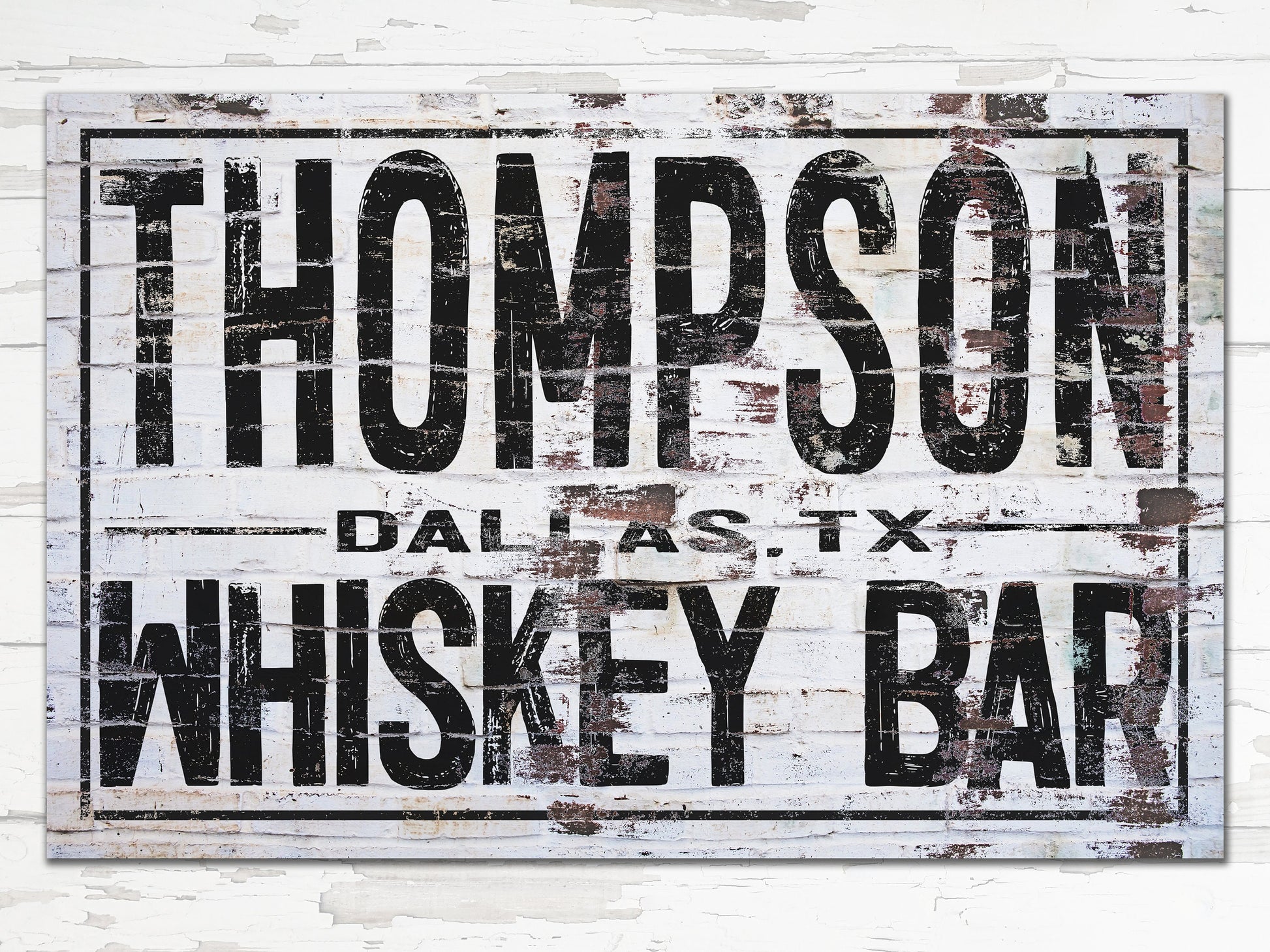 Last Name Sign, Whiskey Bar Sign, Farmhouse Sign, Custom Name Sign, Family Name Sign, Canvas Print, Farmhouse Decor, Game Room Sign