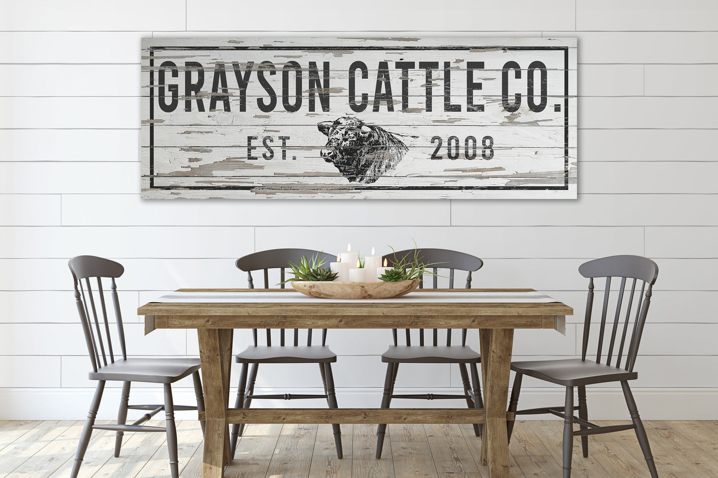 Established Sign, Last Name Sign, Custom Wedding Gift, Farmhouse Sign, Custom Name Sign, Family Name Sign, Cattle Ranch, Farmhouse Decor