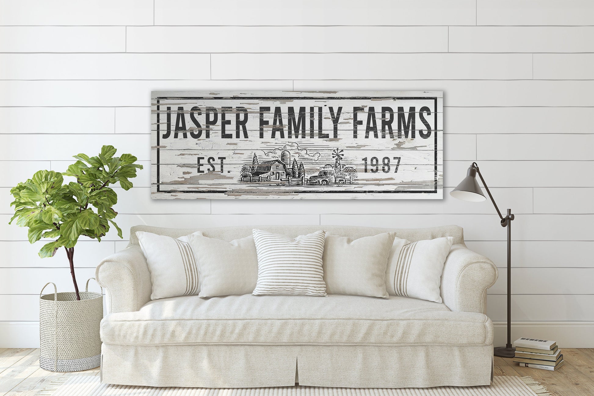 Established Sign, Last Name Sign, Custom Wedding Gift, Farmhouse Sign, Custom Name Sign, Family Name Sign, Canvas Print, Farmhouse Decor