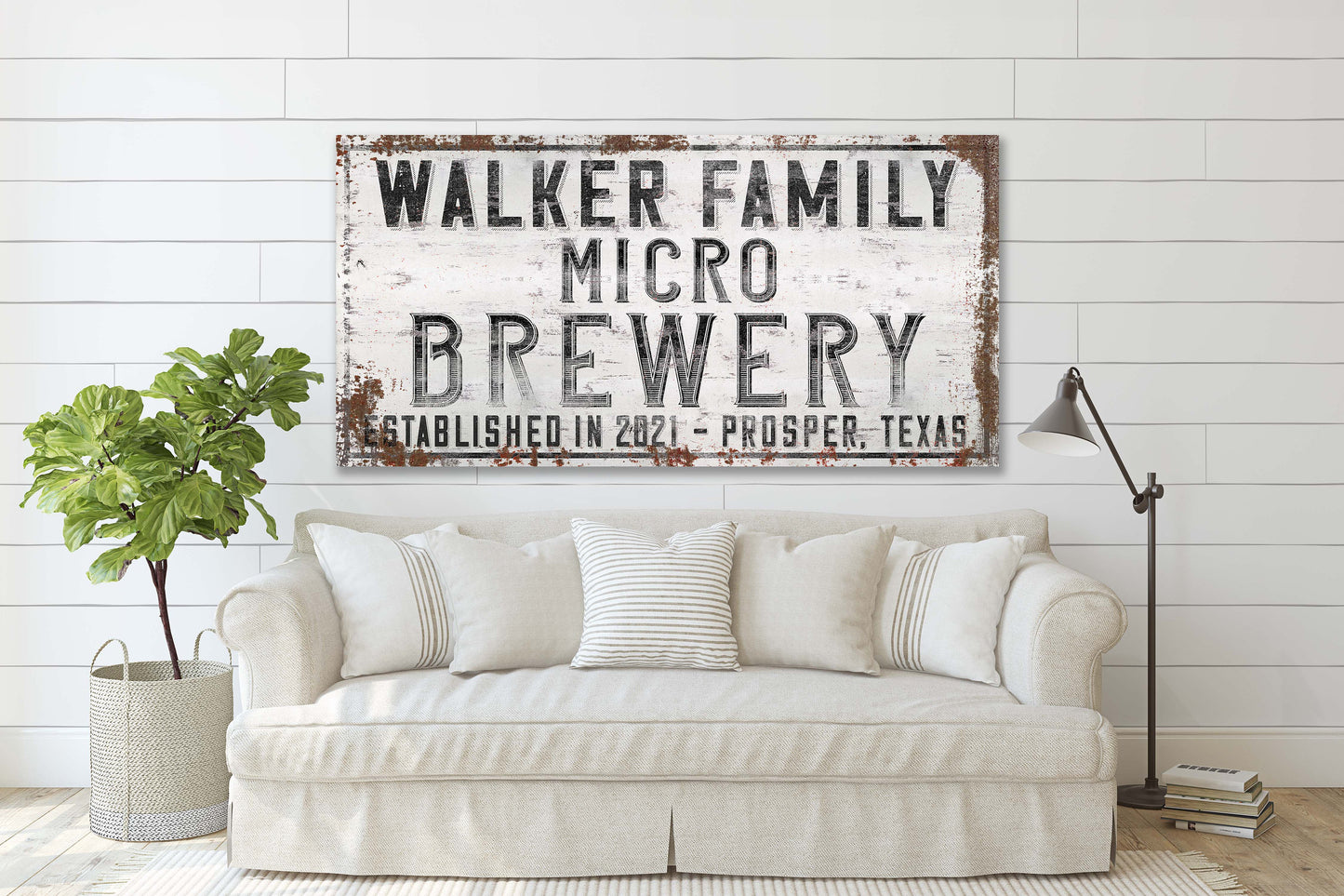 Personalized Brewery Sign, Custom Bar Sign, Bar and Grill, Whiskey Bar Sign, Custom Canvas Print, Game Room Decor,Man Cave, Game Room Sign