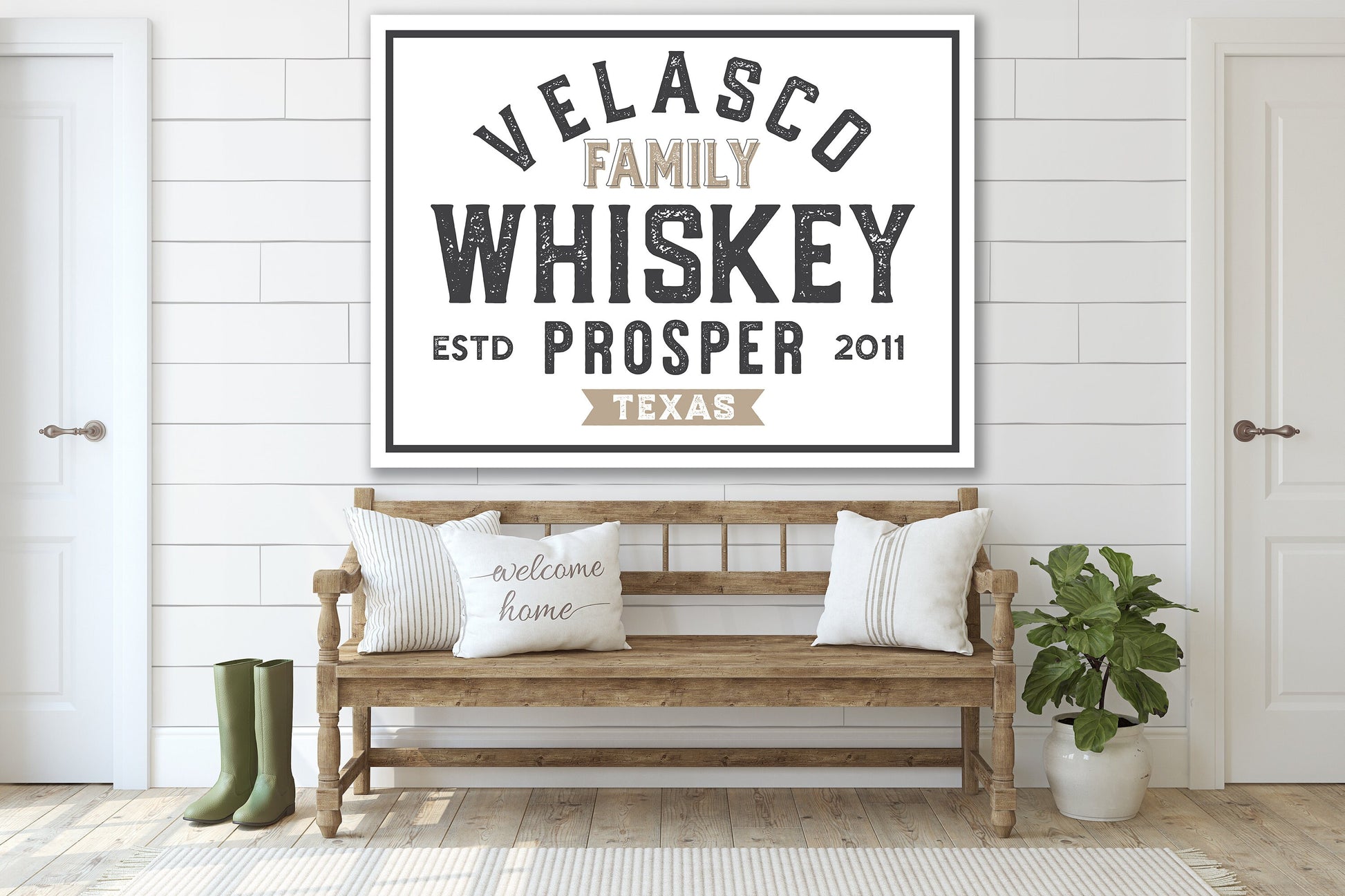 Last Name Sign, Custom Whiskey Sign, Bar and Grill Decor, Man Cave, Modern Farmhouse Sign, Farmhouse Wall Decor, Custom Family Name Sign,